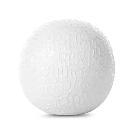 Kula ceramiczna biała  z drobnym wzorem średnica 10x10 cm RISO