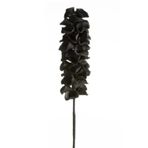 Kwiat sztuczny czarny z plastycznej pianki 90 cm