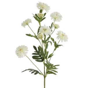 Kwiat sztuczny margaretki kremowy 82 cm