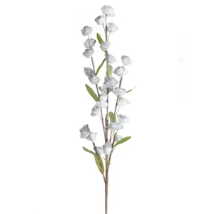 Kwiat sztuczny popielaty z plastycznej pianki foamiran 90 cm