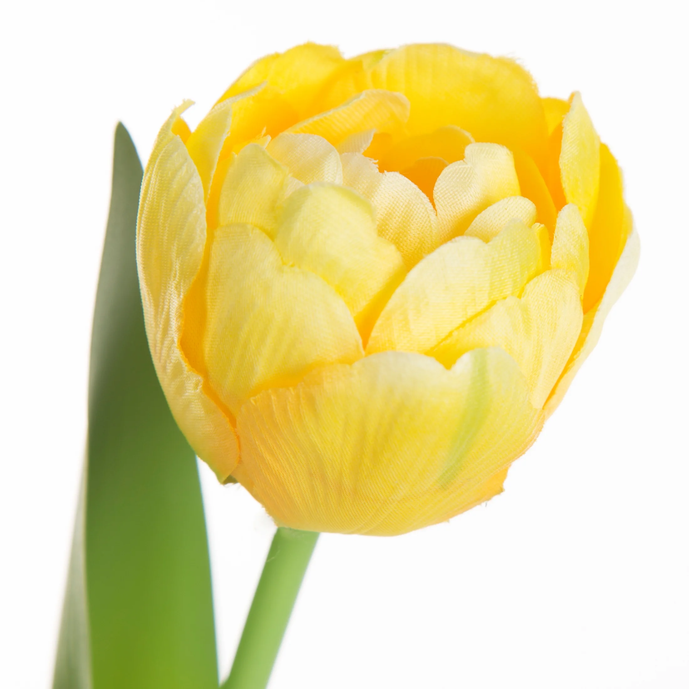 Kwiat sztuczny tulipan żółty 37 cm