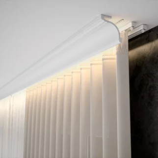 Listwa karniszowa Creativa 300x8,6x8,3 cm – technologia Lightbloocker, dekoracyjna maskownica karnisza