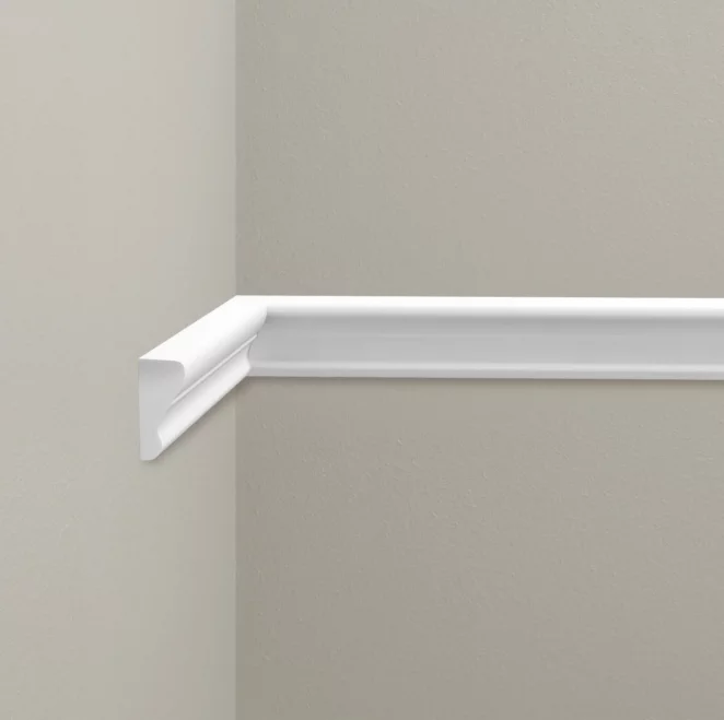 Listwa ścienna Creativa 240 x 3,3 x 1,5 cm  – gładka sztukateria dekoracyjna