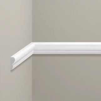 Listwa ścienna Creativa 240 x 4,1 x 1,5 cm – gładka sztukateria dekoracyjna