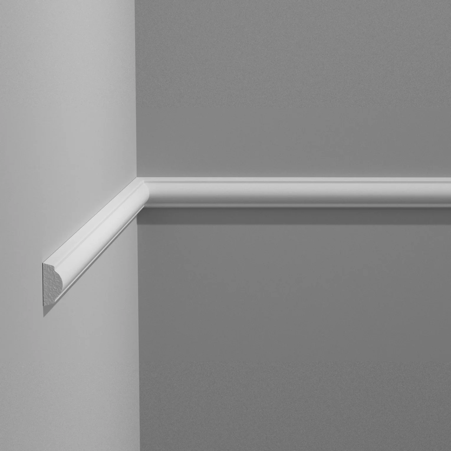 Listwa ścienna Creativa 244 x 1,0 x 2,1 cm  – gładka sztukateria dekoracyjna
