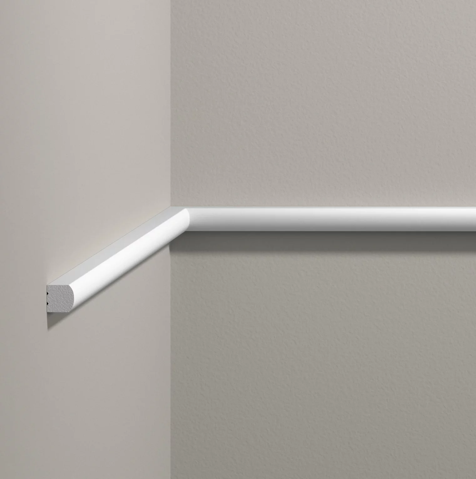 Listwa ścienna Creativa 244x1,5x1,5 cm – minimalistyczna sztukateria dekoracyjna