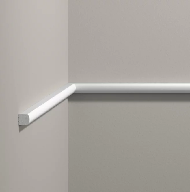 Listwa ścienna Creativa 244x1,5x1,5 cm – minimalistyczna sztukateria dekoracyjna