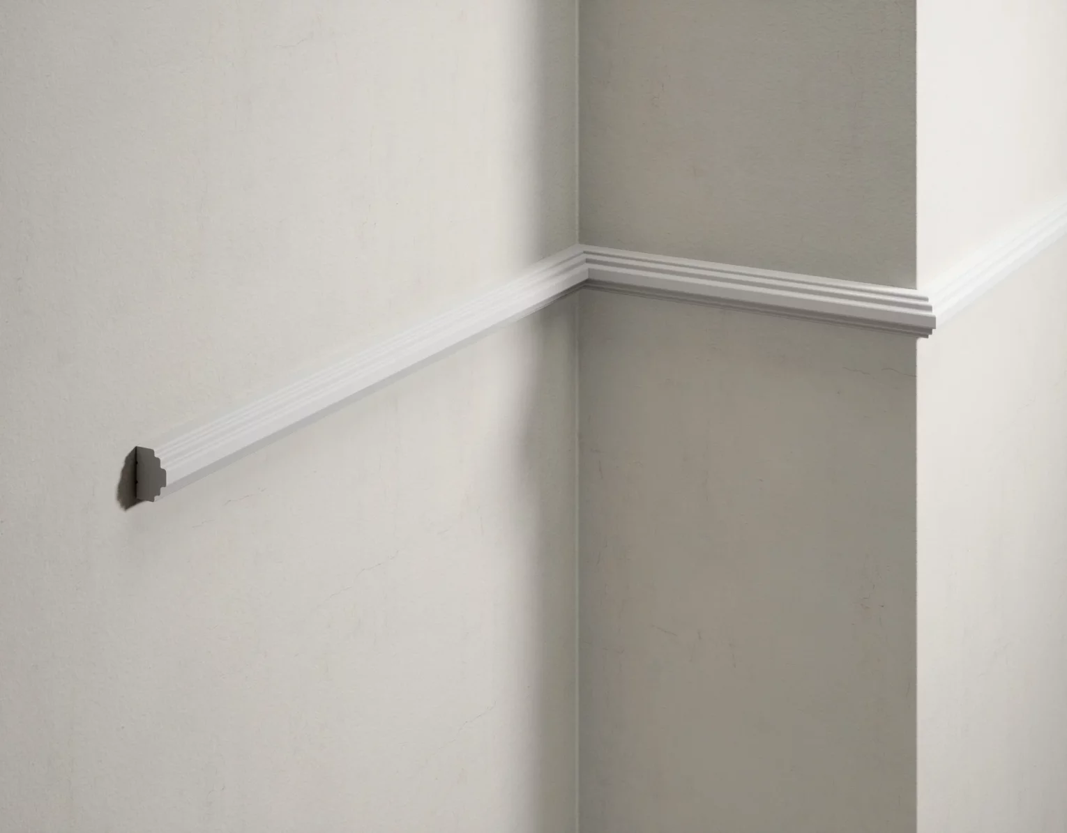 Listwa ścienna Creativa  244 x 2,1 x 1,5 cm – dekoracyjna sztukateria ścienna