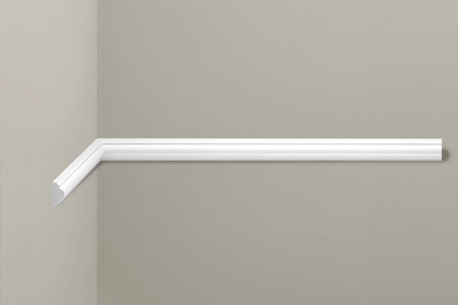 Listwa ścienna Creativa 244x1,8x4,0 cm – gładka sztukateria dekoracyjna