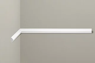 Listwa ścienna Creativa 244x1,8x4,0 cm – gładka sztukateria dekoracyjna