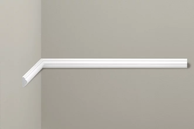 Listwa ścienna Creativa 244x1,8x4,0 cm – gładka sztukateria dekoracyjna
