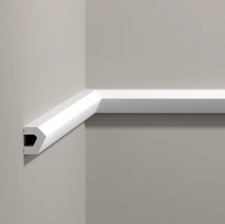 Listwa ścienna Creativa 244x2,5x3 cm – nowoczesna sztukateria dekoracyjna
