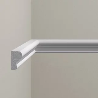 Listwa ścienna Creativa 244 x 2 x 1,2 cm – gładka sztukateria dekoracyjna