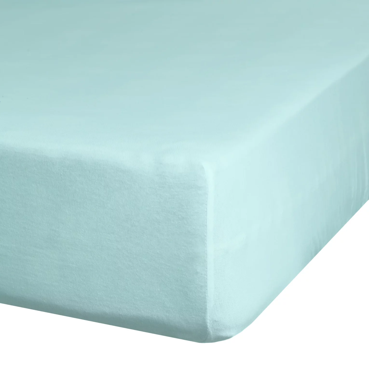 Prześcieradło jersey z gumką 220x200 cm z bawełny kolor miętowy 125 g/m2 Design 91