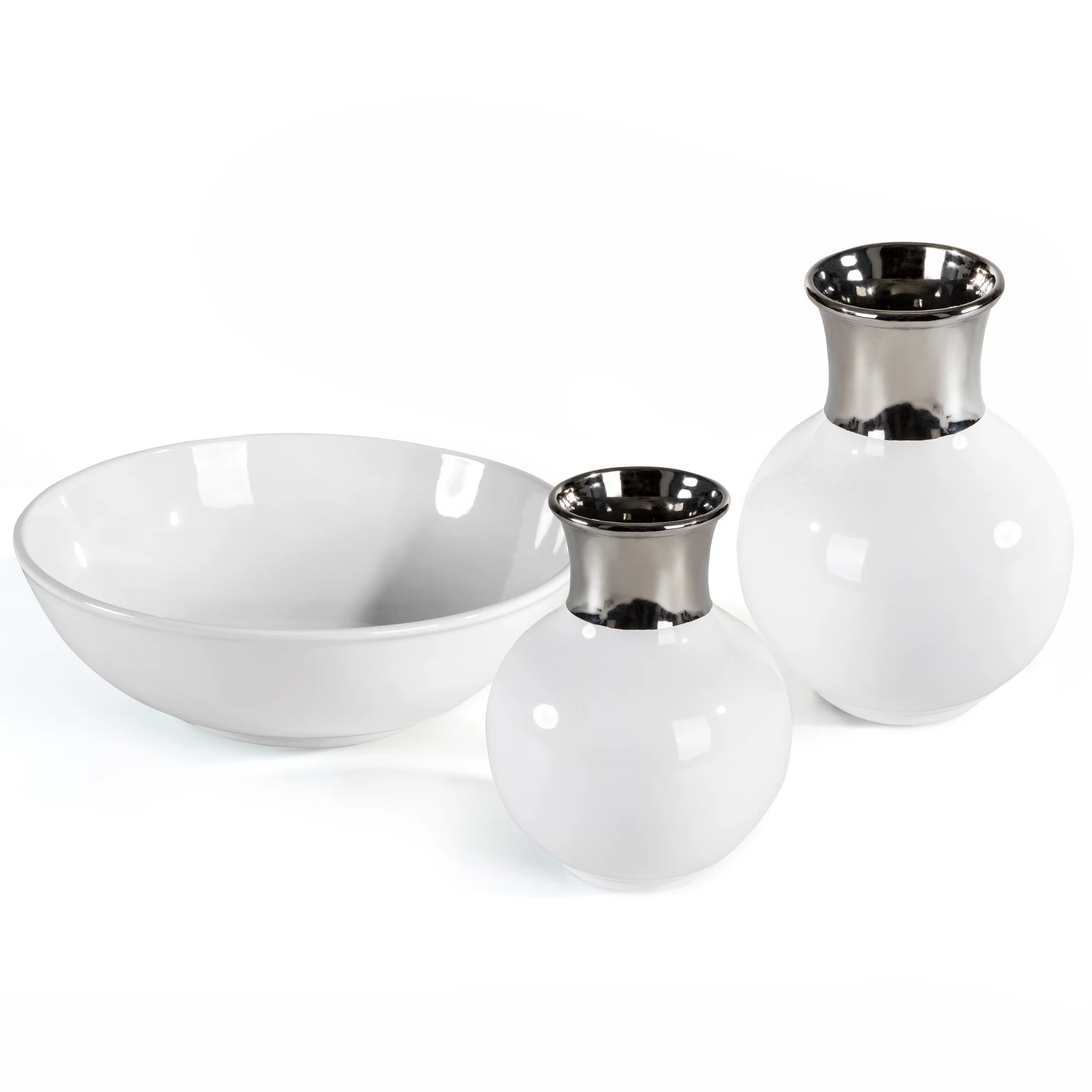 Misa ceramiczna KELBY o ascetycznej formie biała
