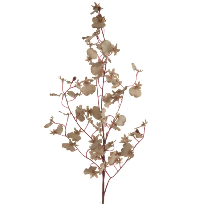 Kwiat sztuczny jasnobrązowy 80 cm