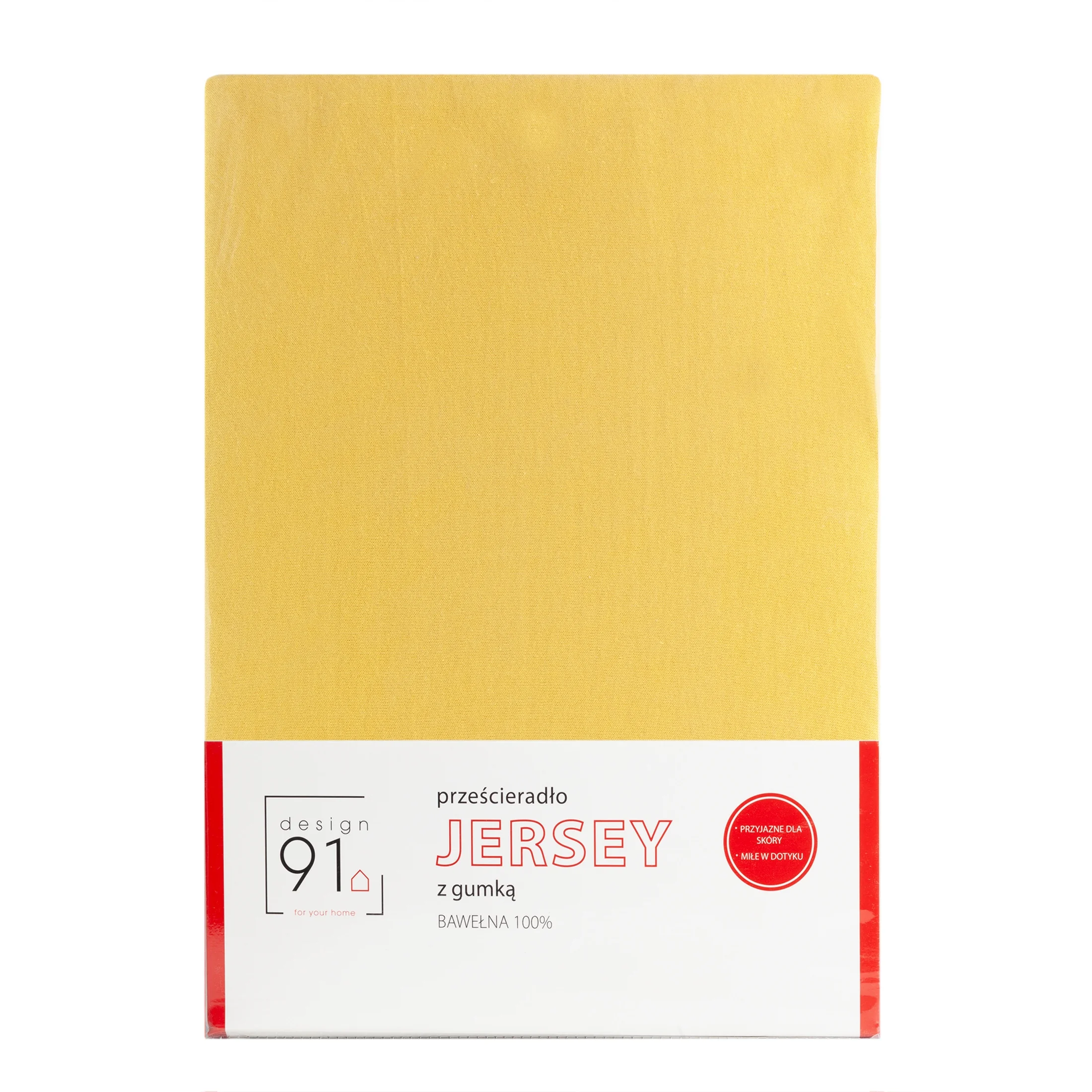 DESIGN 91 Prześcieradło z bawełny JERSEY z gumką, gramatura 125 g/m2