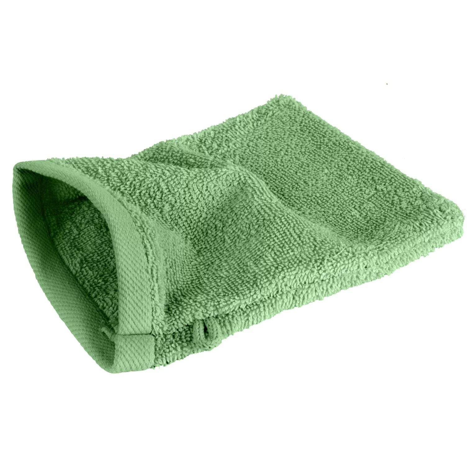 Myjka do kąpieli 16x21 cm bawełniana kolor zielony 400 g/m2 GŁDAKI 1