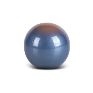 Kula ceramiczna niebiesko-złota  z efektem ombre średnica 10x10 cm NESSA