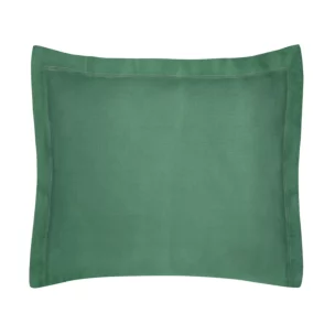 Poszewka na poduszkę 50x70 cm bawełniana butelkowa zieleń z satynowym połyskiem NOVA COLOUR