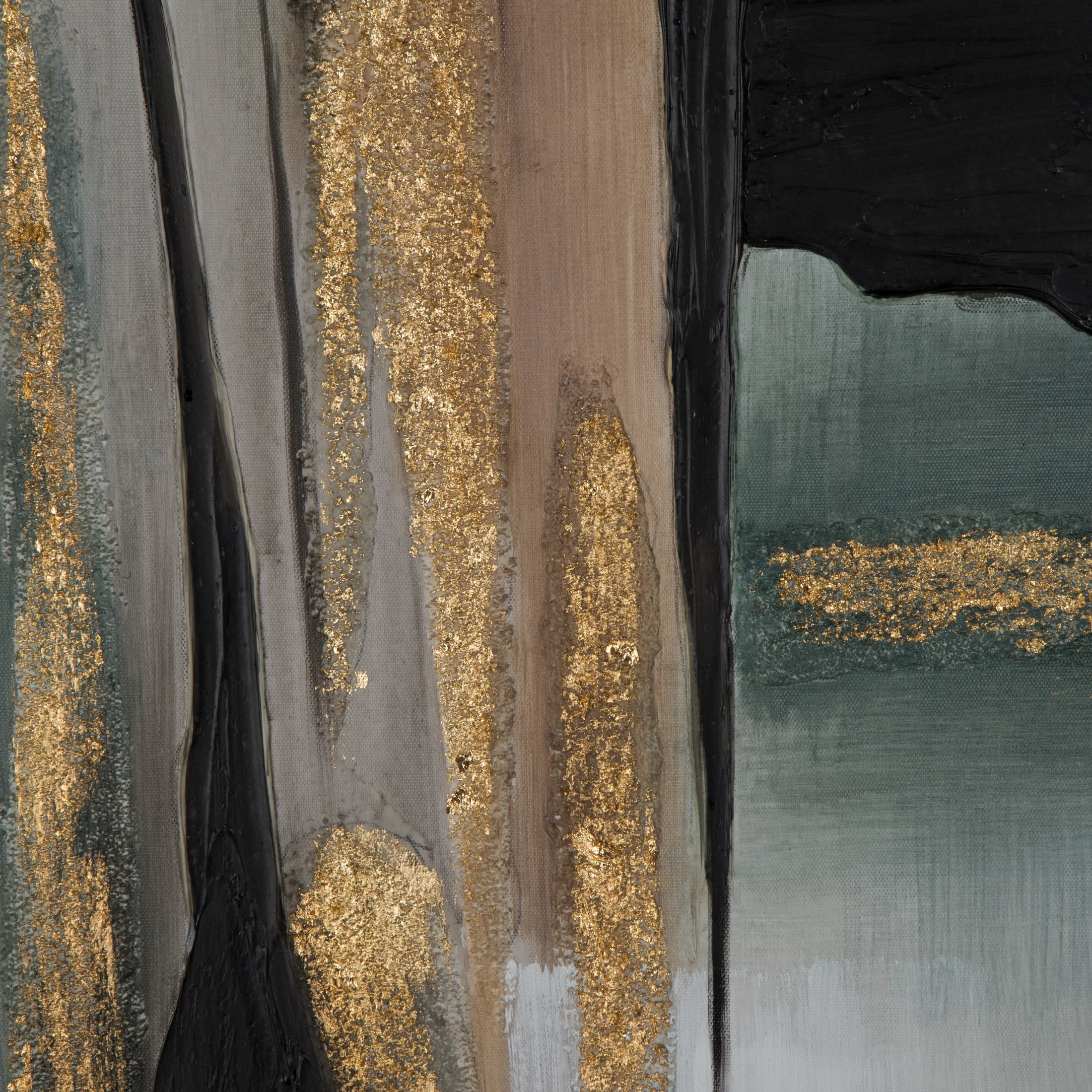 Obraz abstrakcja beżowo, biały malowany ręcznie na płótnie 80x120 cm COLLAGE 4