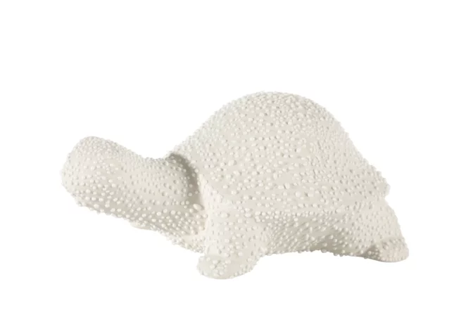 Figurka ceramiczna żółw z efektem rosy 14x8x6 cm RISO
