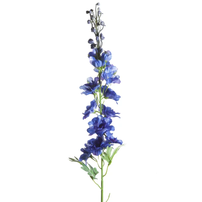 Kwiat sztuczny ciemnoniebieski 80 cm