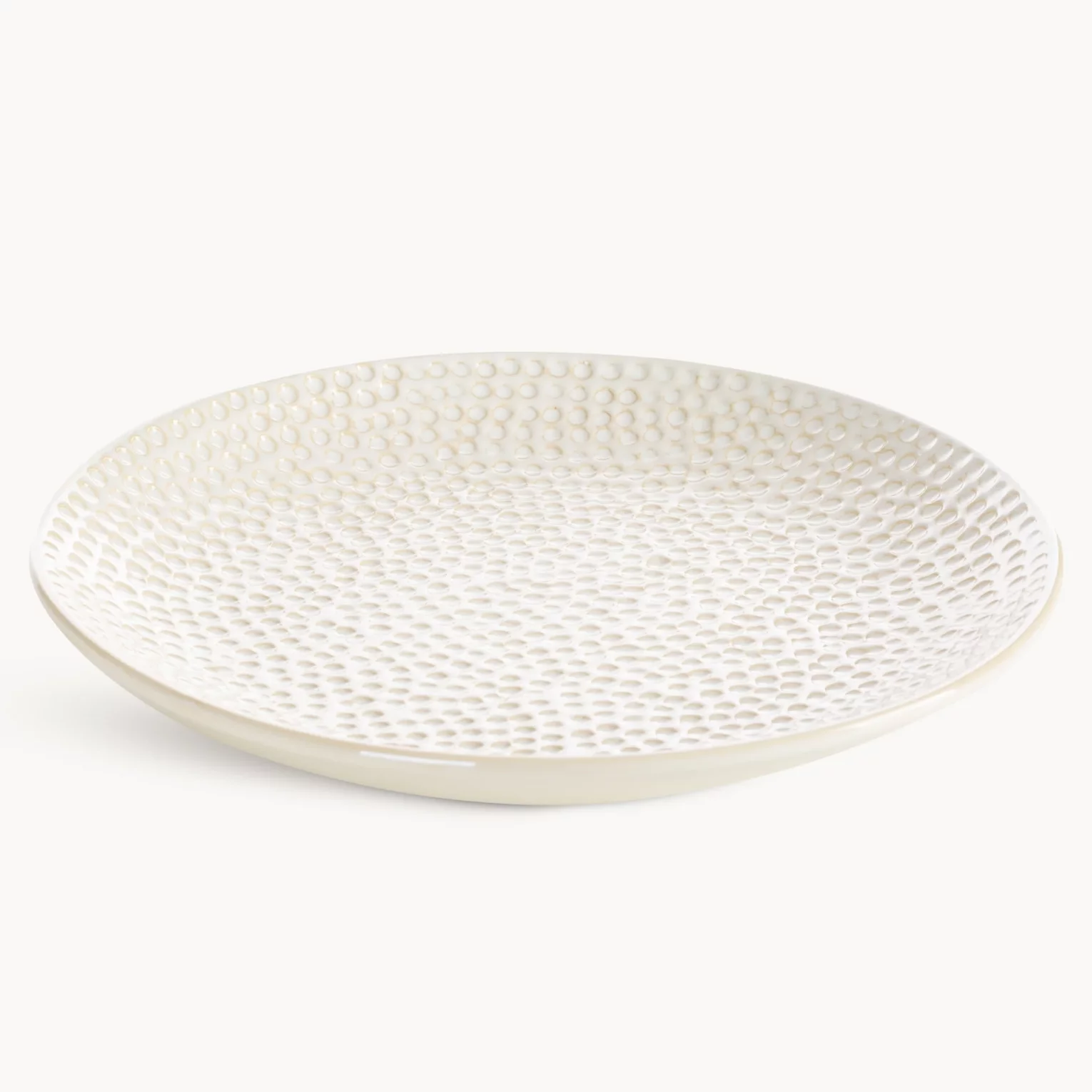 Patera kremowa z ozdobnym wzorem rozmiar 30x4 cm ALEXA - kolekcja SEA SUMMER