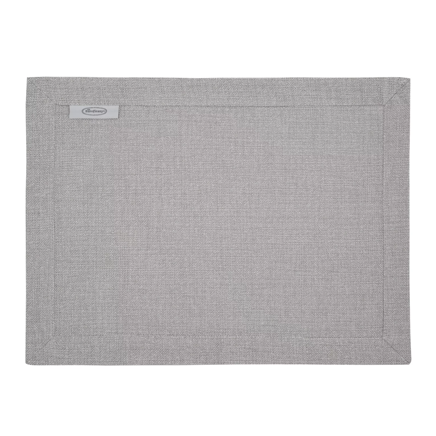 Komplet serwet 4 szt 30x40 cm srebrny STELLA 2 zdobiony listwą