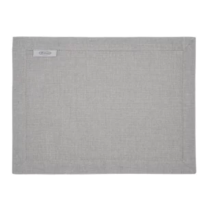 Komplet serwet 4 szt 30x40 cm srebrny STELLA 2 zdobiony listwą