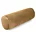 Poduszka dekoracyjna wałek 15 x 45 cm welwetowa miodowa zdobiony kontrastującą lamówką GAJA
