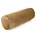 Poduszka dekoracyjna wałek 15 x 45 cm welwetowa miodowa zdobiony kontrastującą lamówką GAJA
