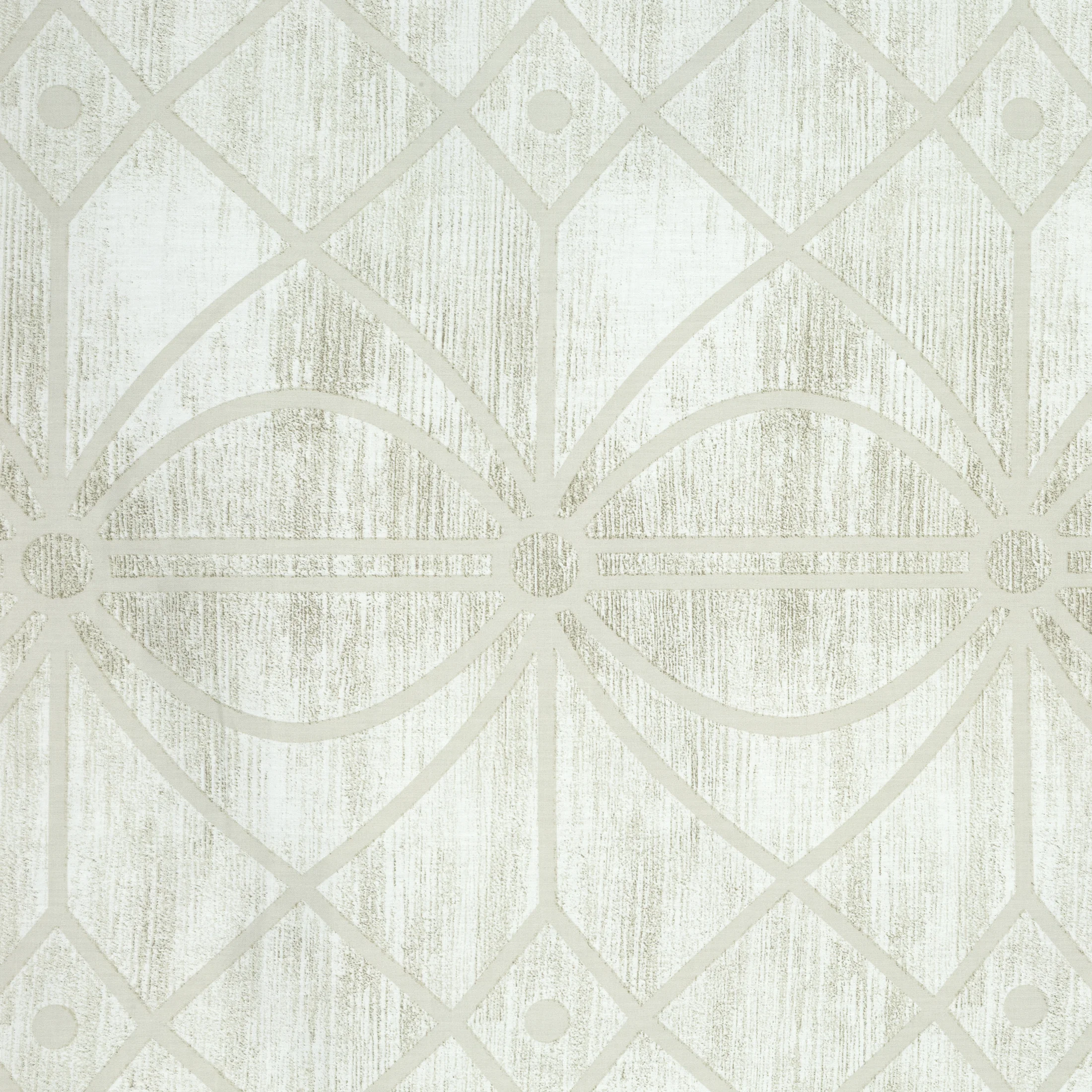 Pościel bawełniana 160x200 cm komplet 3 częściowy kolor beżowo, kremowy z geometrycznym wzorem ADELL