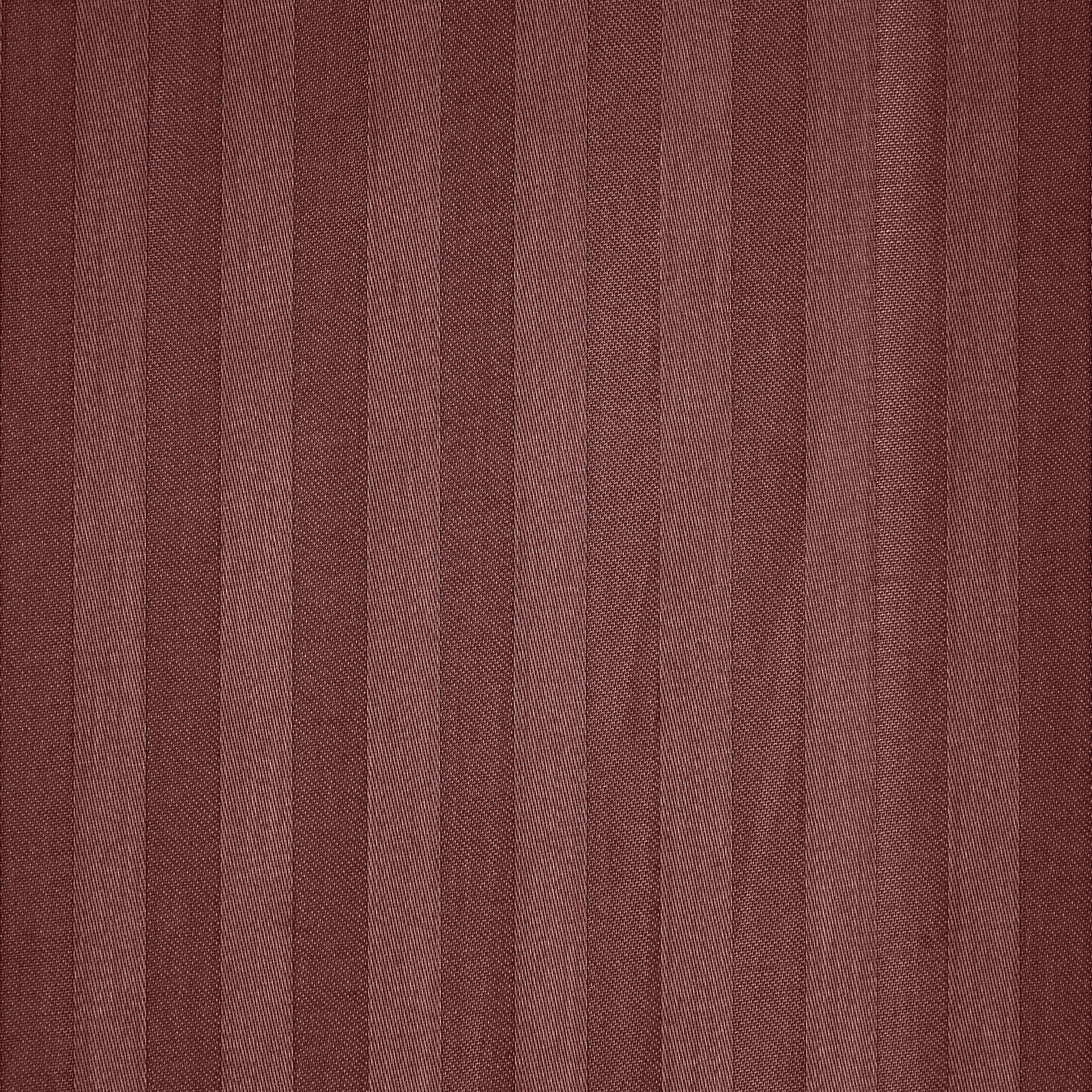 Pościel satynowa 160x200 cm komplet 3 częściowy kolor burgundowy w drobne prążki VERA