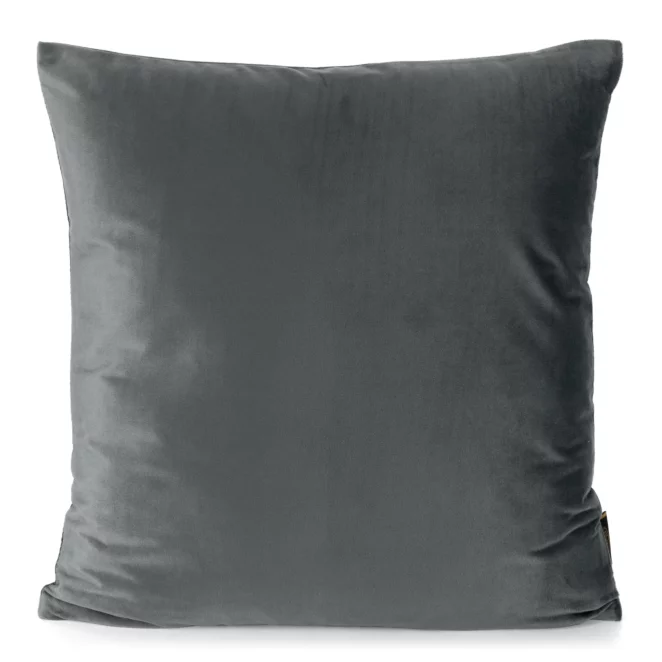 Poszewka na poduszkę 45x45 cm welwetowa stalowa ELORA Eurofirany Premium