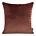Poszewka na poduszkę 45x45 cm welwetowa, bordowo jasnoszara, dwustronna z wypustką na brzegach VELVET 57 Eurofirany Premium