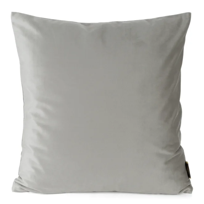 Poszewka na poduszkę 45x45 cm welwetowa srebrna ELORA Eurofirany Premium