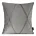 Poszewka na poduszkę 45x45 cm welwetowa srebrna z geometrycznym przeszywanym wzorem NALA 1 Eurofirany Premium