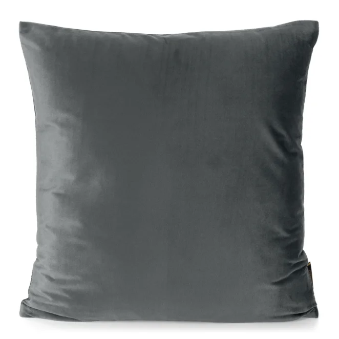 Poszewka na poduszkę 45x45 cm welwetowa stalowa ELORA Eurofirany Premium