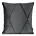 Poszewka na poduszkę 45x45 cm welwetowa stalowa z geometrycznym przeszywanym wzorem NALA 1 Eurofirany Premium