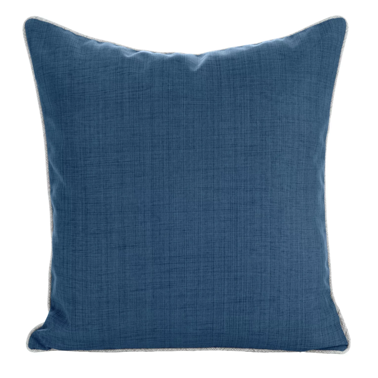 Poszewka na poduszkę 45x45 cm z gładkiej tkaniny wodoodpornej granatowa idealna do ogrodu i na taras GARDEN 3