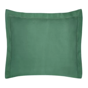 Poszewka na poduszkę 70x80 cm bawełniana butelkowa zieleń z satynowym połyskiem NOVA COLOUR