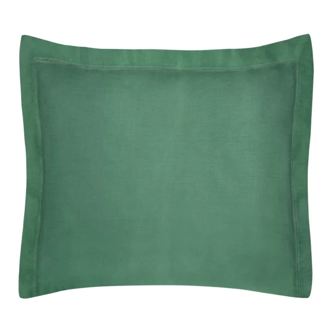 Poszewka na poduszkę 70x80 cm bawełniana butelkowa zieleń z satynowym połyskiem NOVA COLOUR
