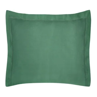 Poszewka na poduszkę 70x80 cm bawełniana butelkowa zieleń z satynowym połyskiem NOVA COLOUR