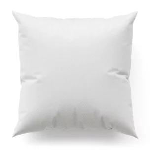 Poszewka na wymiar biała z gładkiej tkaniny zaciemniającej typu dimout