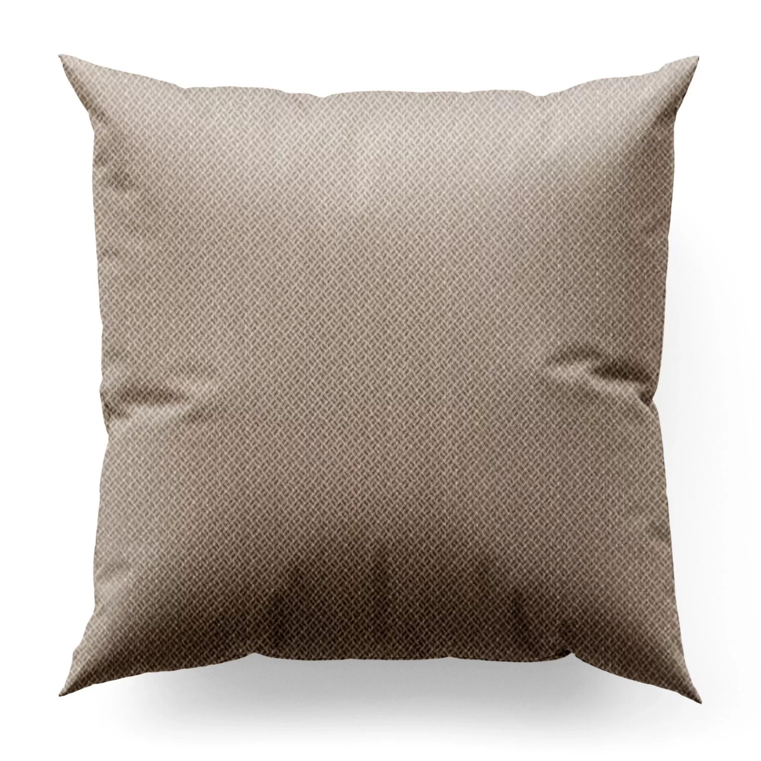 Poszewka na wymiar srebrno złota z tkaniny w drobny dwukolorowy przeplatany wzór