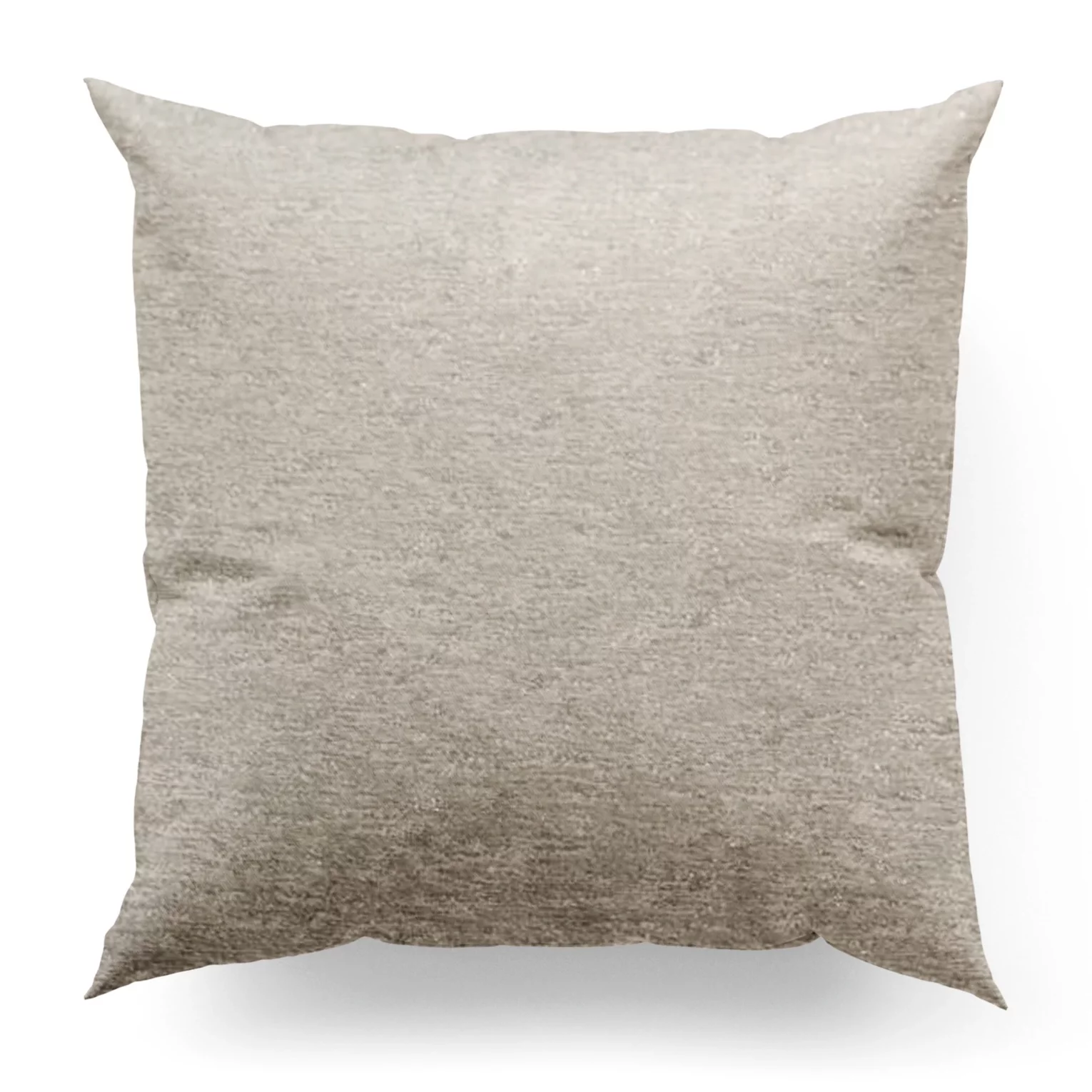 Poszewka na wymiar TEXTURE 2 oliwkowo srebrna z miękkiej tkaniny szenilowej z błyszczącym nadrukiem