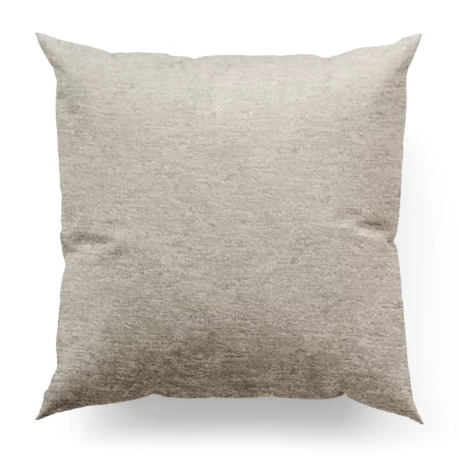 Poszewka na wymiar TEXTURE 2 oliwkowo srebrna z miękkiej tkaniny szenilowej z błyszczącym nadrukiem