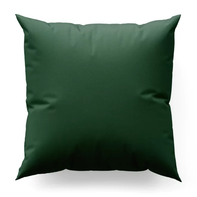 Poszewka na wymiar zielona z gładkiej zaciemniającej tkaniny typu dimout