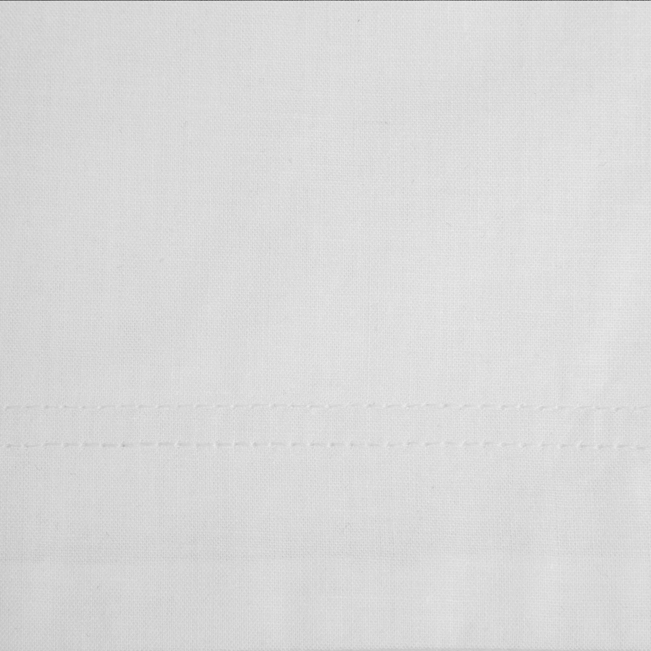 Poszwa na kołdrę 160x200 cm z bawełny z połyskiem kolor biały NOVA COLOUR